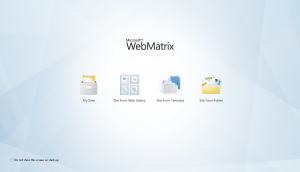 Microsoft Webmatrix