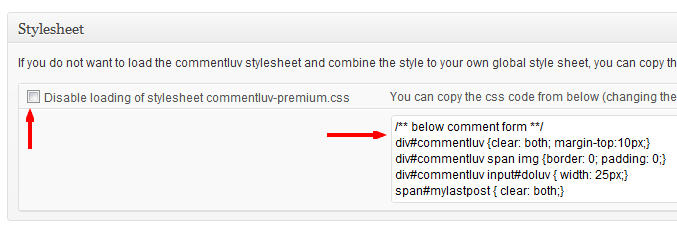 CommentLuv Premium CSS