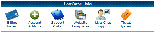 HostGator Control Panel - Support System