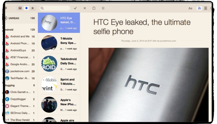 Leaf-rss-reader-mac