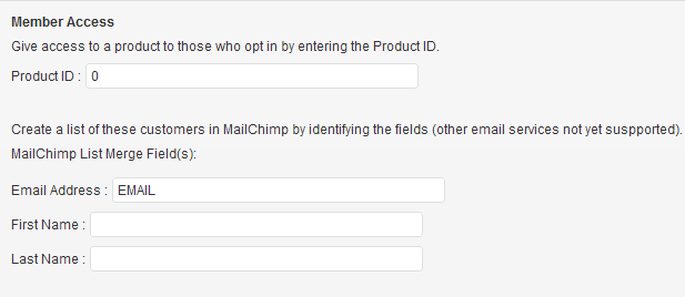 Premise MailChimp Integration