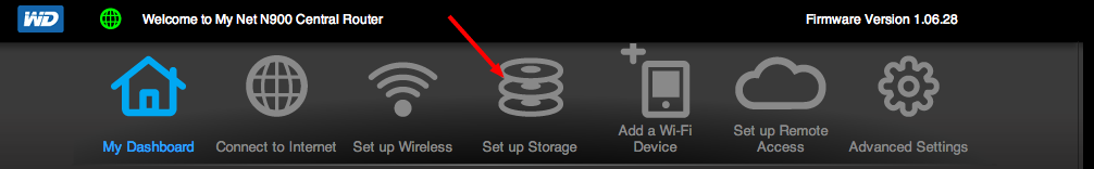WD Storage Setup